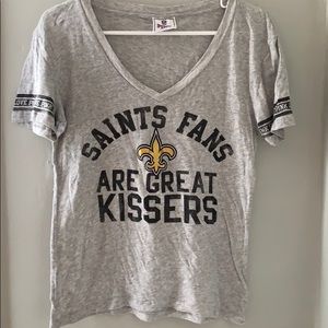 PINK NFL Saints Tee